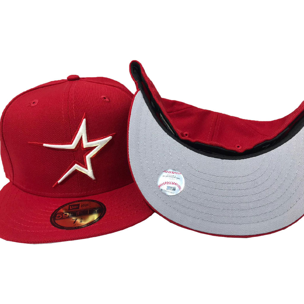 KTZ Houston Astros Prism Color Pack 59fifty Fitted Cap in Red for Men