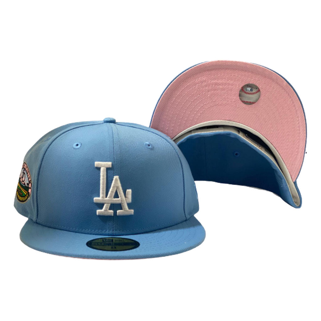 LA Dodgers Cotton Candy 40th Anniversary Pink Brim – Rebeaters