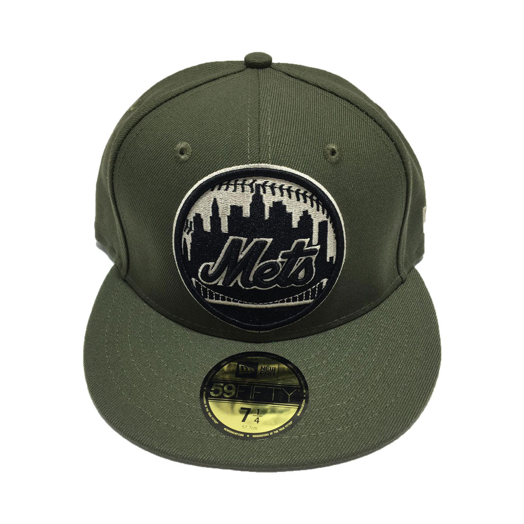 Men's New York Mets Olive New Era 59FIFTY Fitted Hat – Sports
