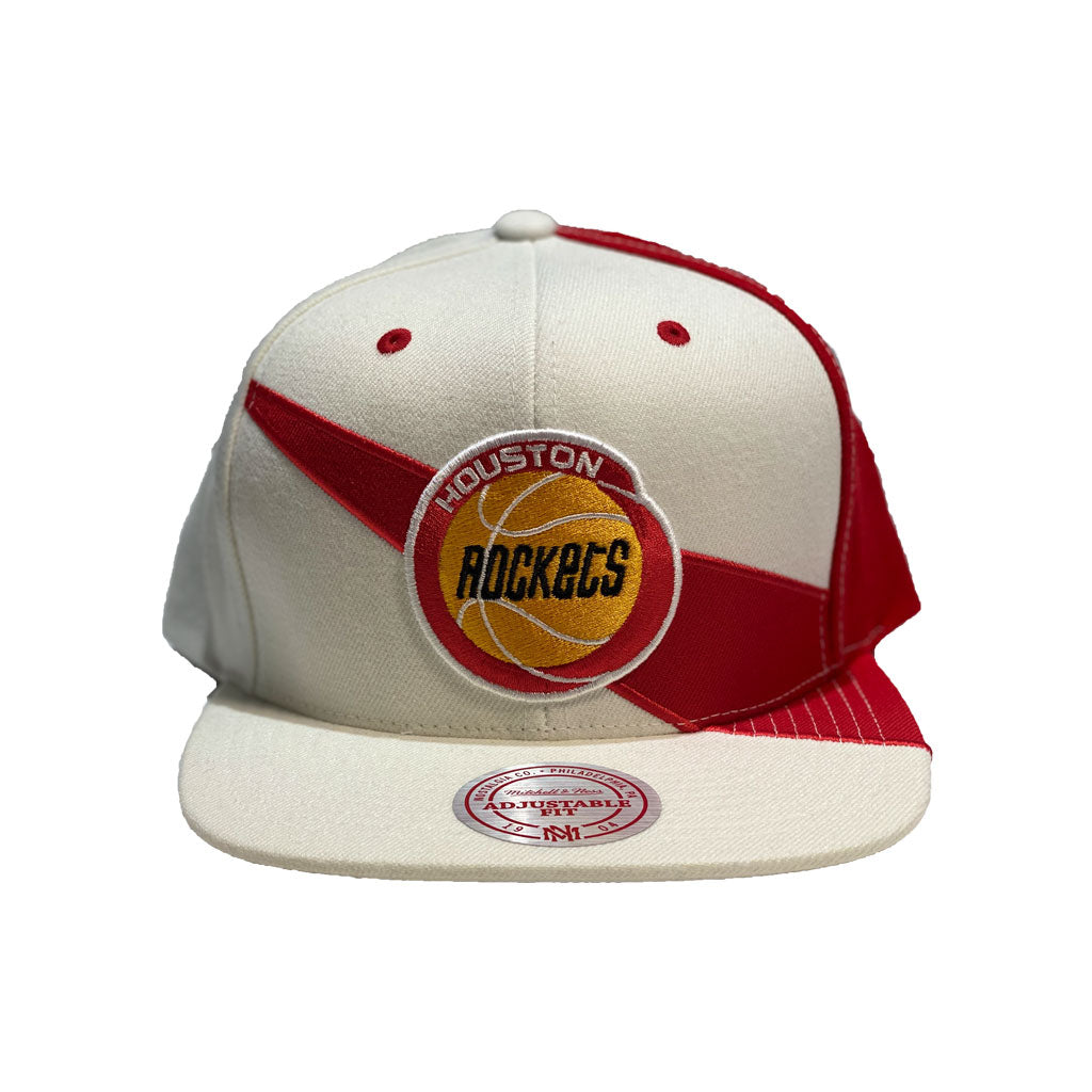 MITCHELL & NESS NBA CLEVELAND CAVALIERS WHITE WITH RED HAT/CAP SNAPBACK  ADJEST