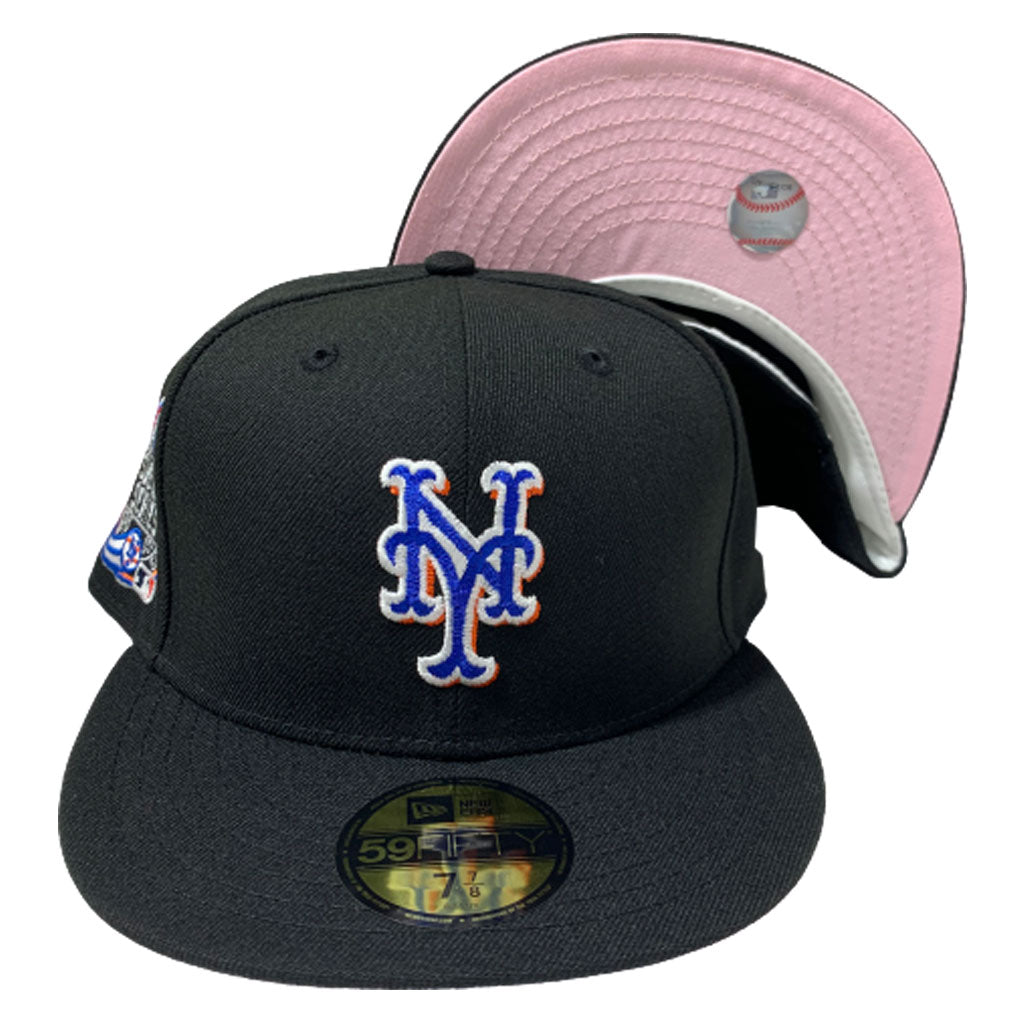 Black New York Mets Gray Bottom 2000 Subway Series Side Patch New Era  59Fifty Fitted