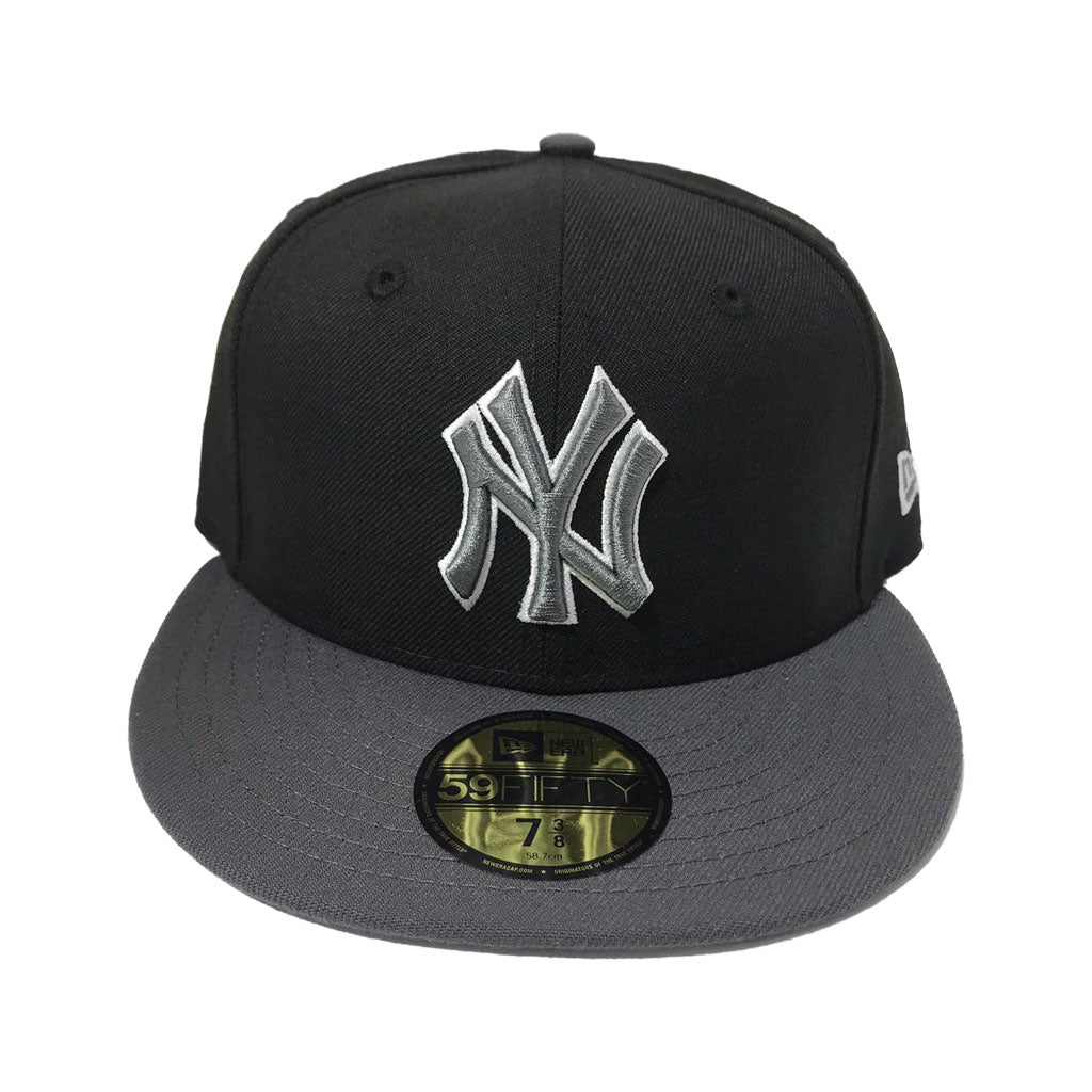 NEW YORK YANKEES GRAY BLACK NEW ERA 59FIFTY FITTED HAT – Sports World 165