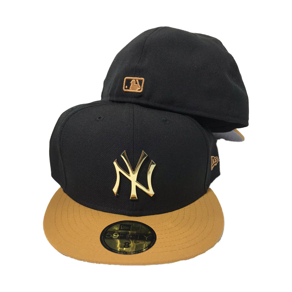 black and gold hat