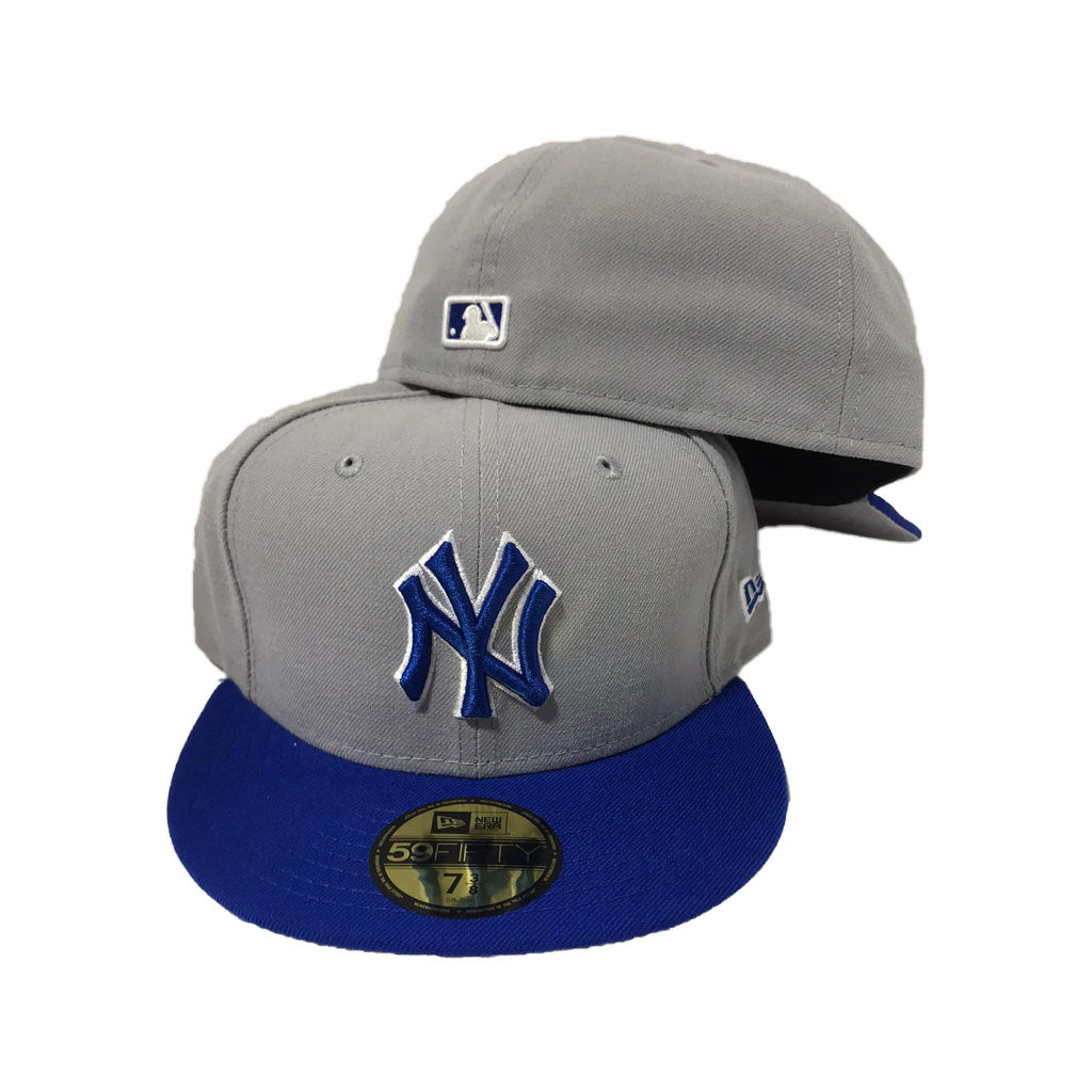 NEW YORK YANKEES GRAY ROYAL NEW ERA 59FIFTY FITTED HAT – Sports