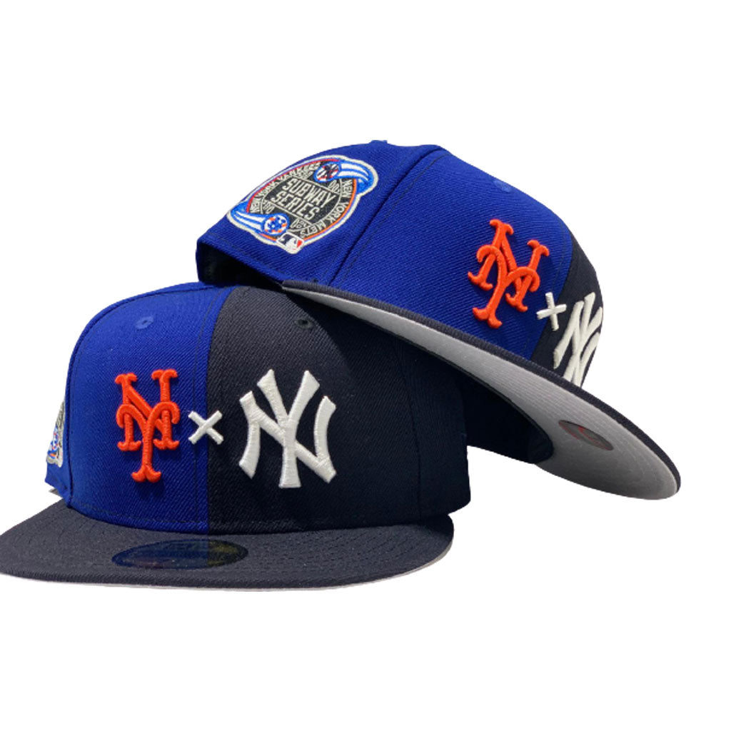 New York Yankees X Mets Split Subway Series Fitted