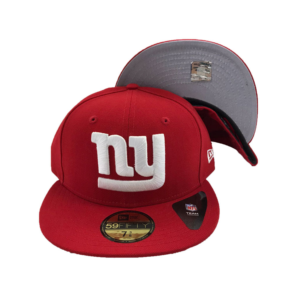 NFL New York Giants Red New Era Fitted Hat