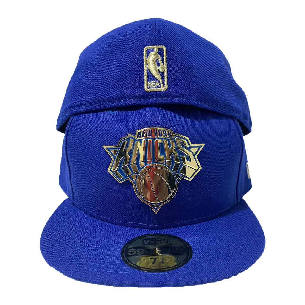 New York Knicks Metal logo New Era Fitted Hat