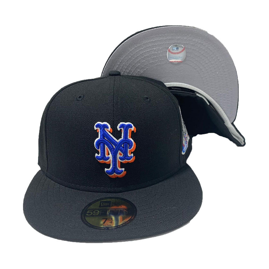 New Era 59Fifty New York Mets Subway Series Men's Fitted Hat Black-Blu –  Sports Plaza NY