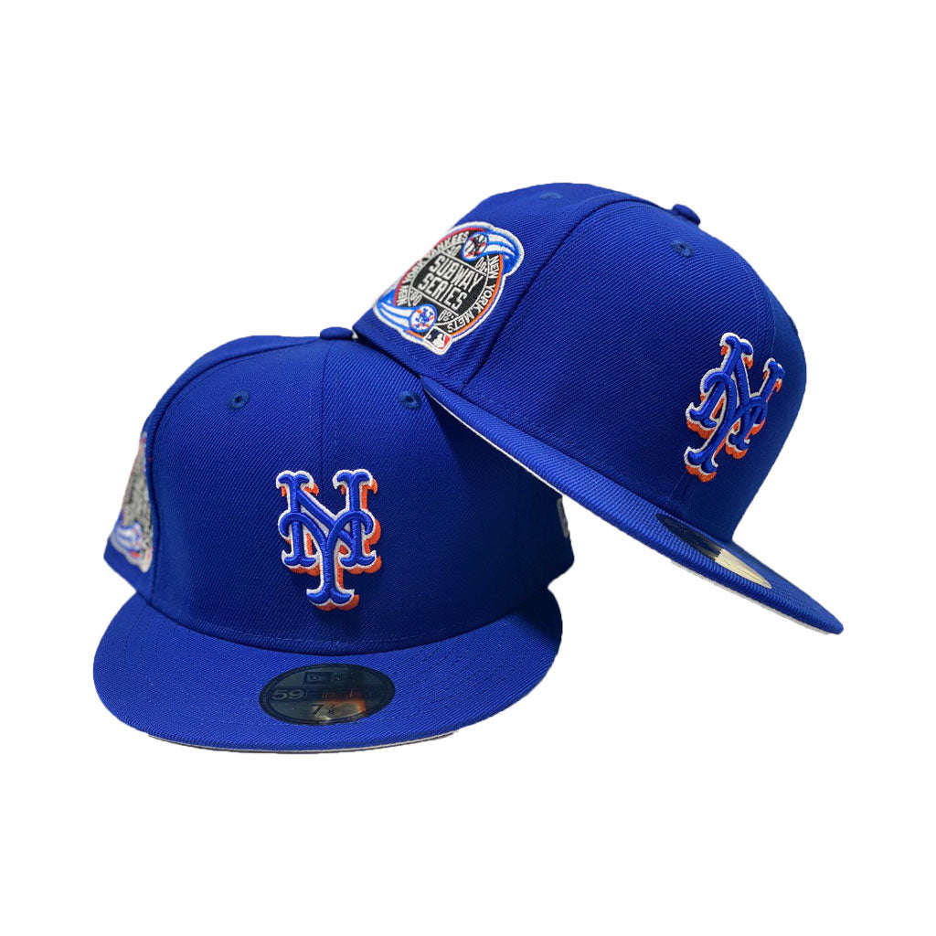 Hat Club New York Mets 20th Subway Series Custom 59Fifty Royal New