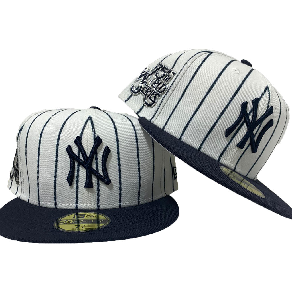 New York Yankees 1975 World Series Pinstripe New Era Fitted Hat