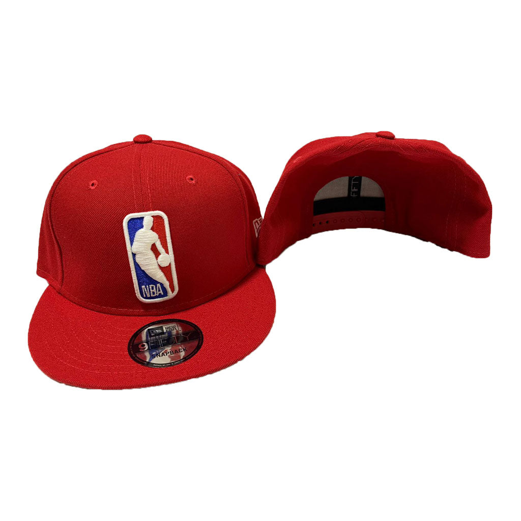 Men's NBA New Era Red Logo Man 9FIFTY Snapback Hat