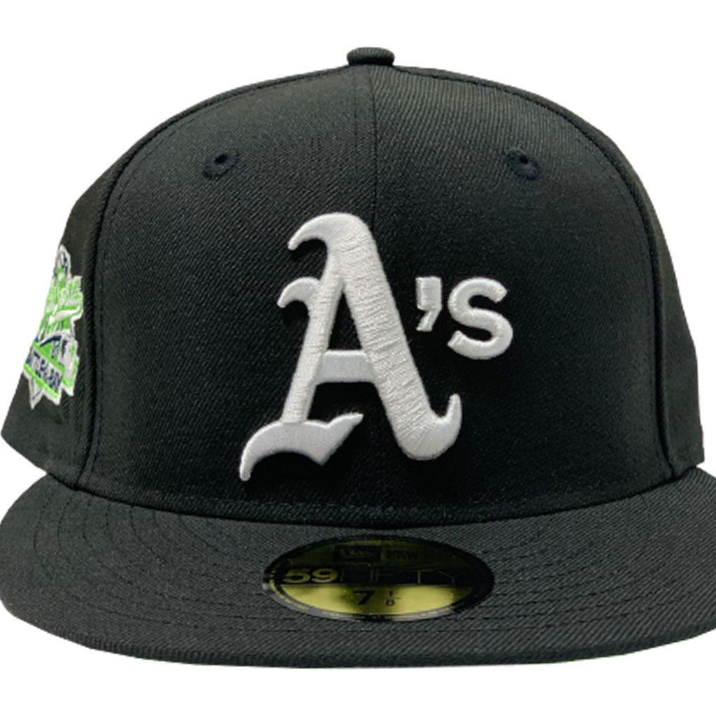 OAKLAND ATHLETICS 1989 BATTLE OF THE BAY BLACK ROYAL BRIM NEW ERA FITT –  Sports World 165