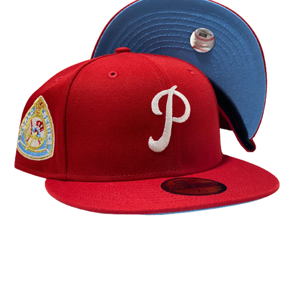 2 Vintage Phillies Beanie Beach Hats Philadelphia Baseball Team Red - Ruby  Lane