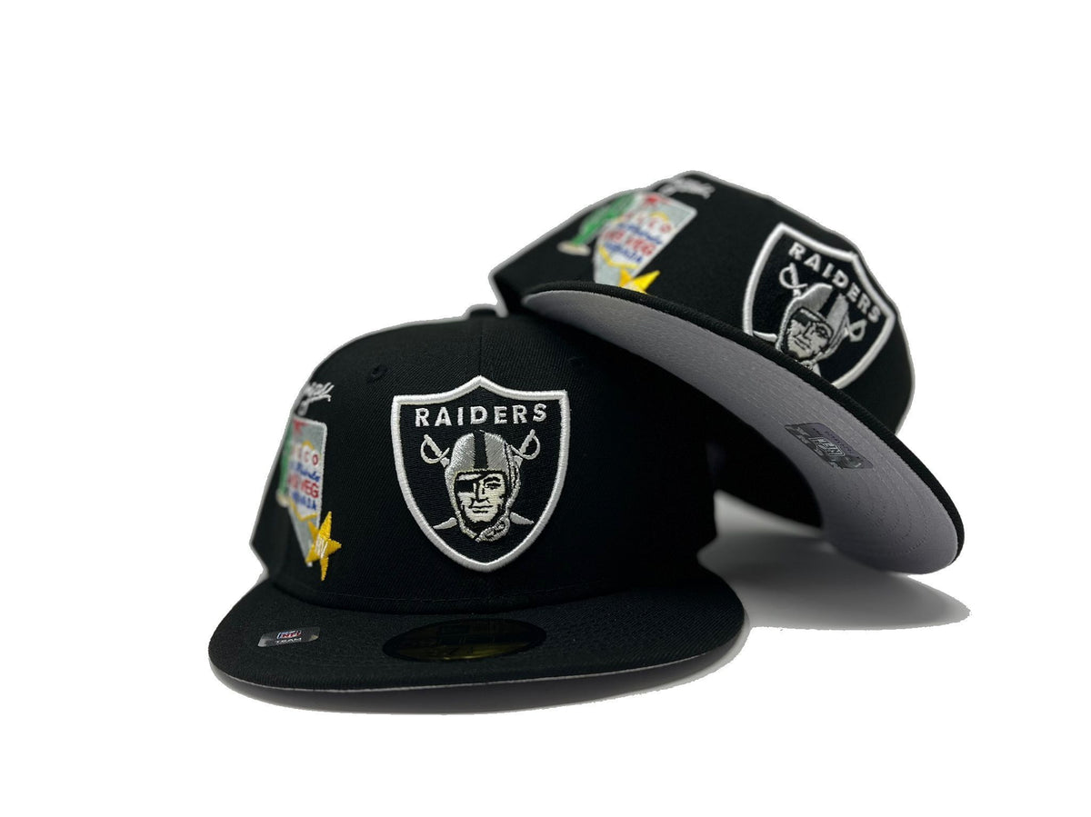 Black Las Vegas Raiders 60th Season Custom New Era Fitted Hat – Sports  World 165