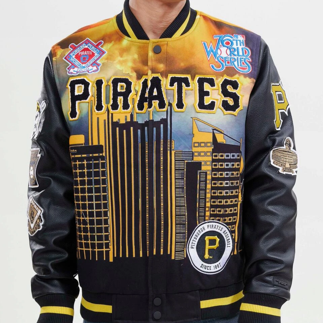 Lot - PITTSBURGH PIRATES CLOTHING INCLUDING A JERSEY AND A JACKET