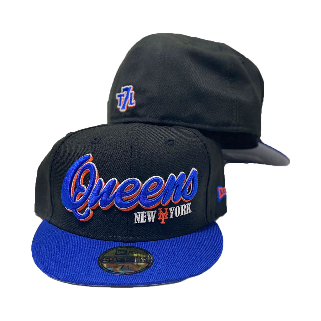 New York Mets #19 Game Used Black Hat 7.25 DP22827
