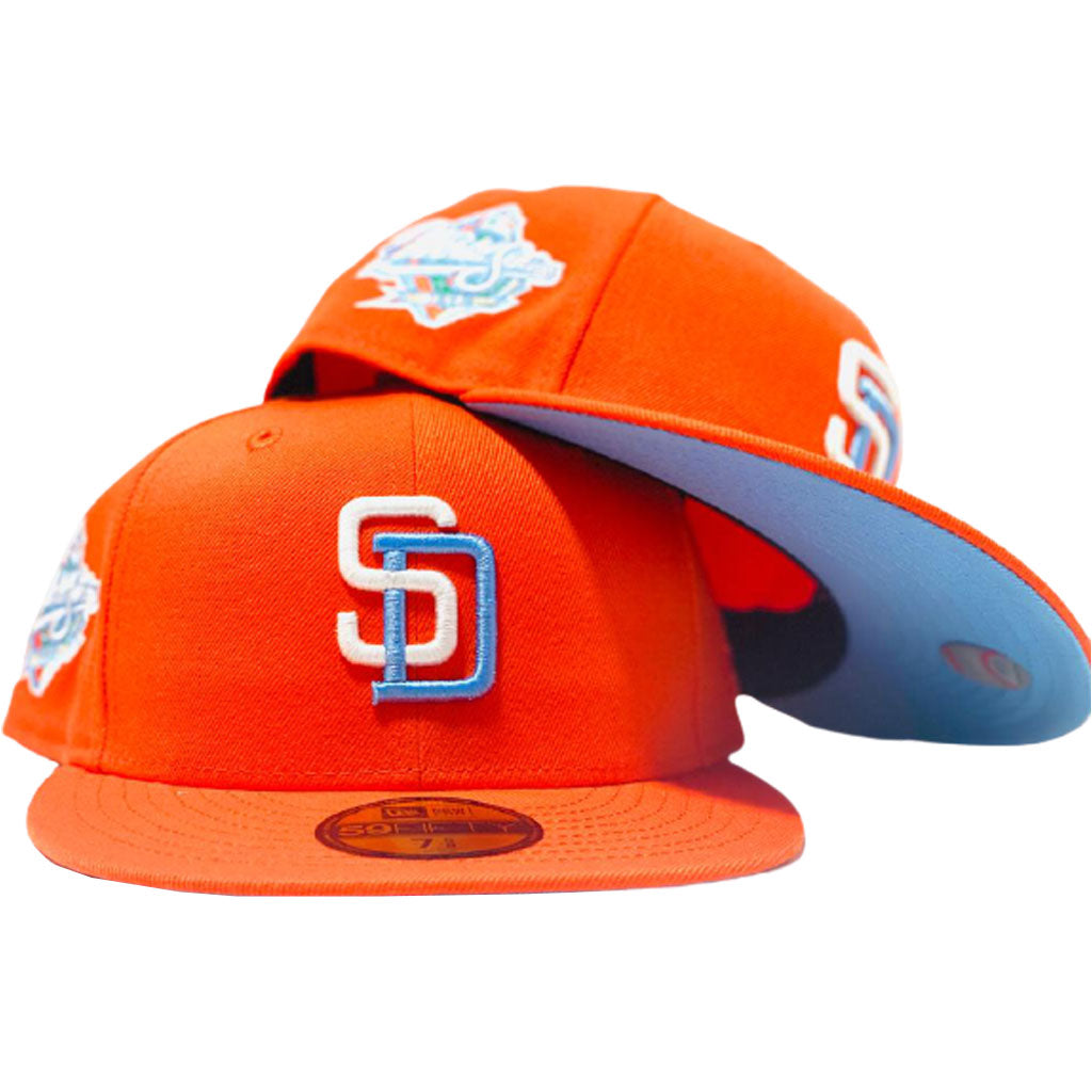 blue and orange padres jersey