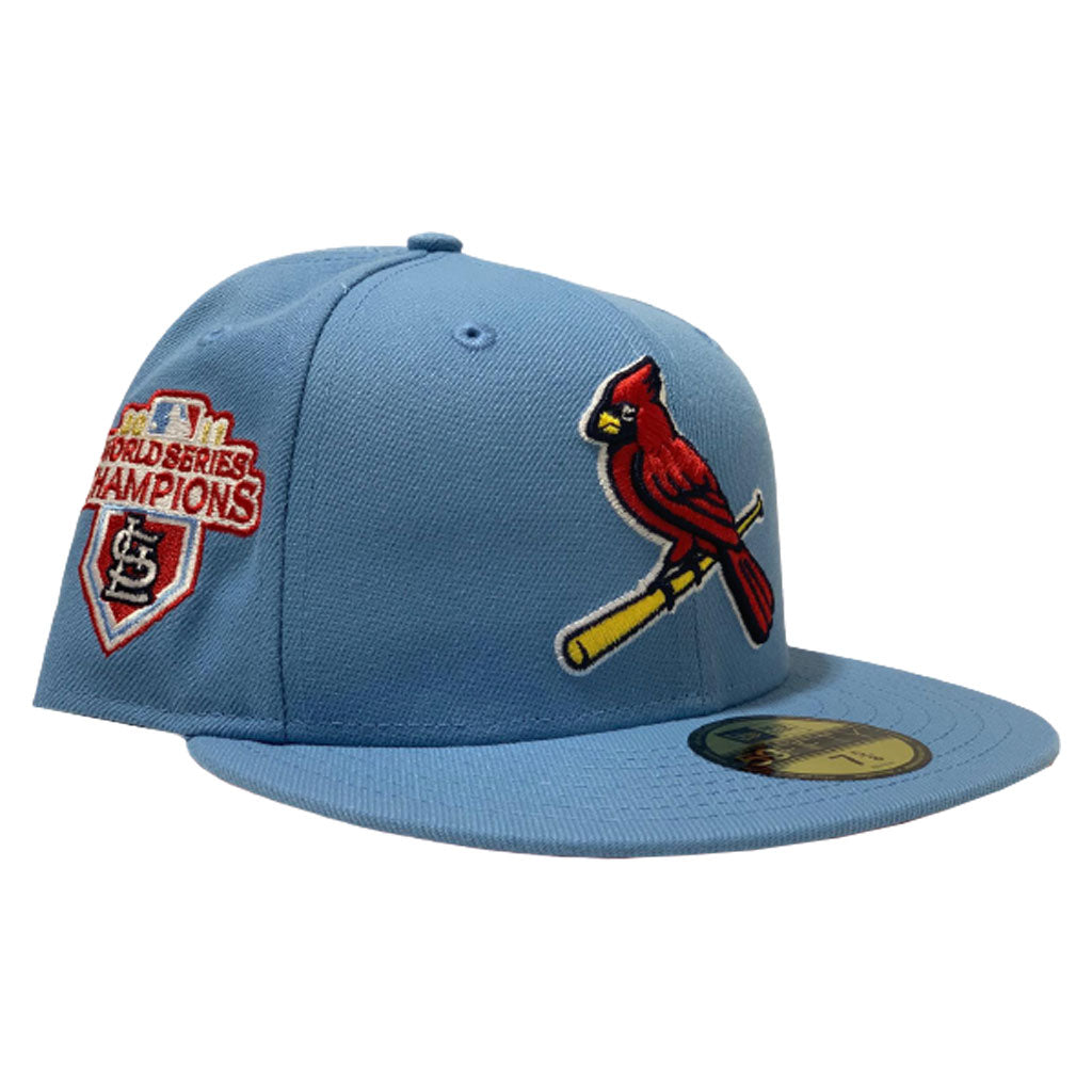 ST. LOUIS CARDINALS 2011 WORLD SERIES CLOUD UNDER BRIM NEW ERA FITTED –  Sports World 165