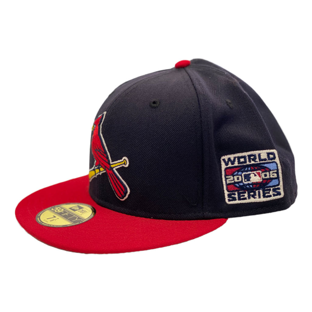 Shop New Era 59Fifty St. Louis Cardinals 2006 World Series Wool Hat  11783648 red