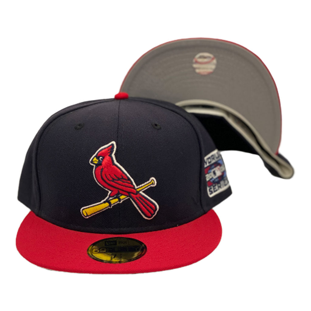 St. Louis Cardinals Navy Red 2006 World Series On-Field New Era 59Fifty Fitted