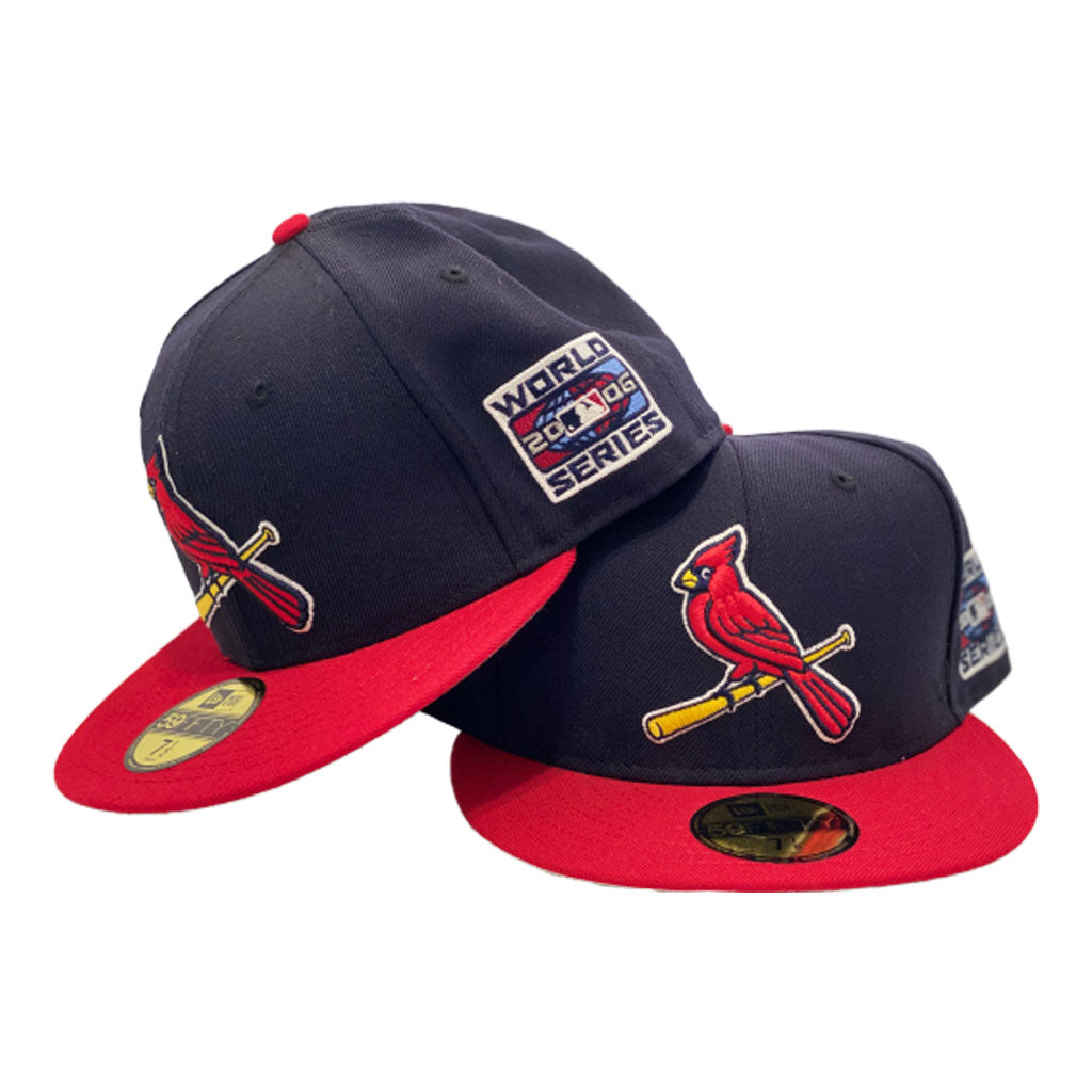 St. Louis Cardinals Fitted New Era 59FIFTY 2006 World Series Cap Hat Red