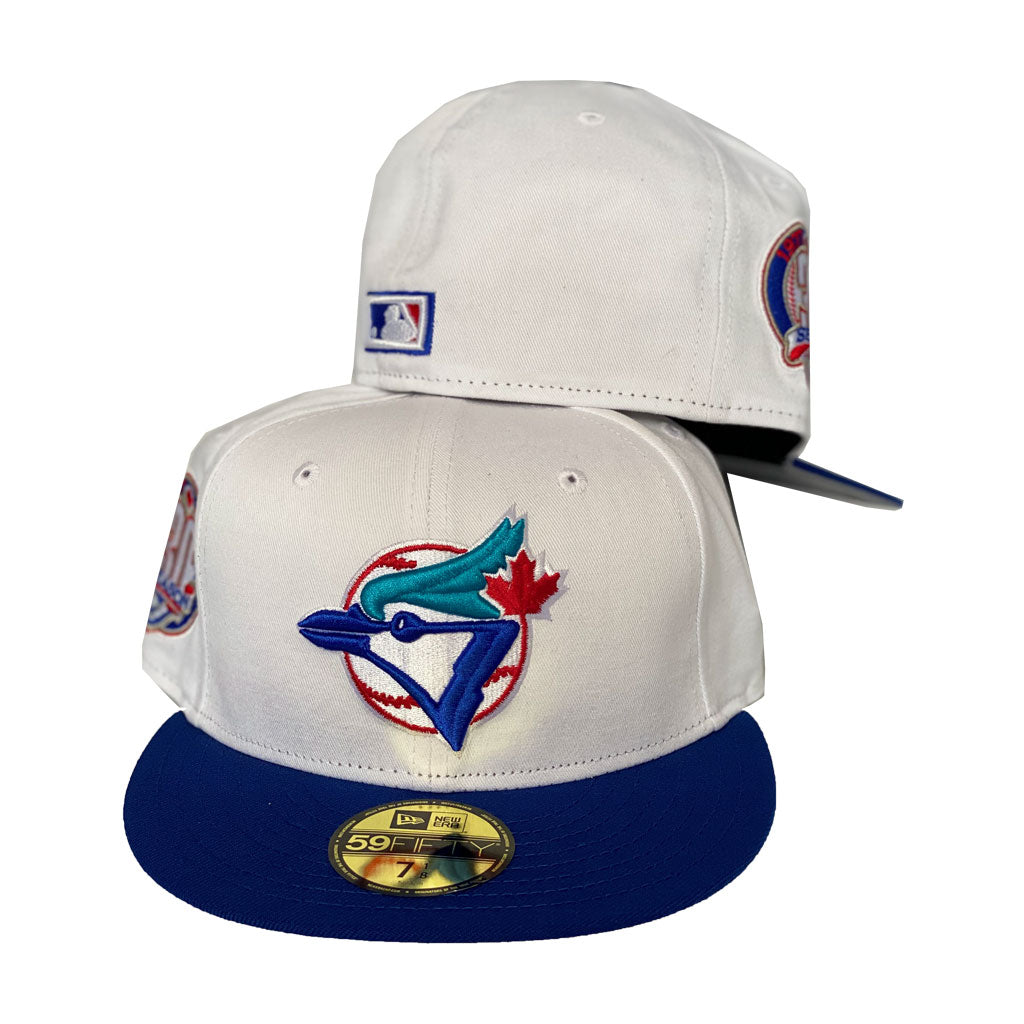 Toronto Blue Jays New Era 2023 Postseason 59FIFTY Fitted Hat – White/Royal