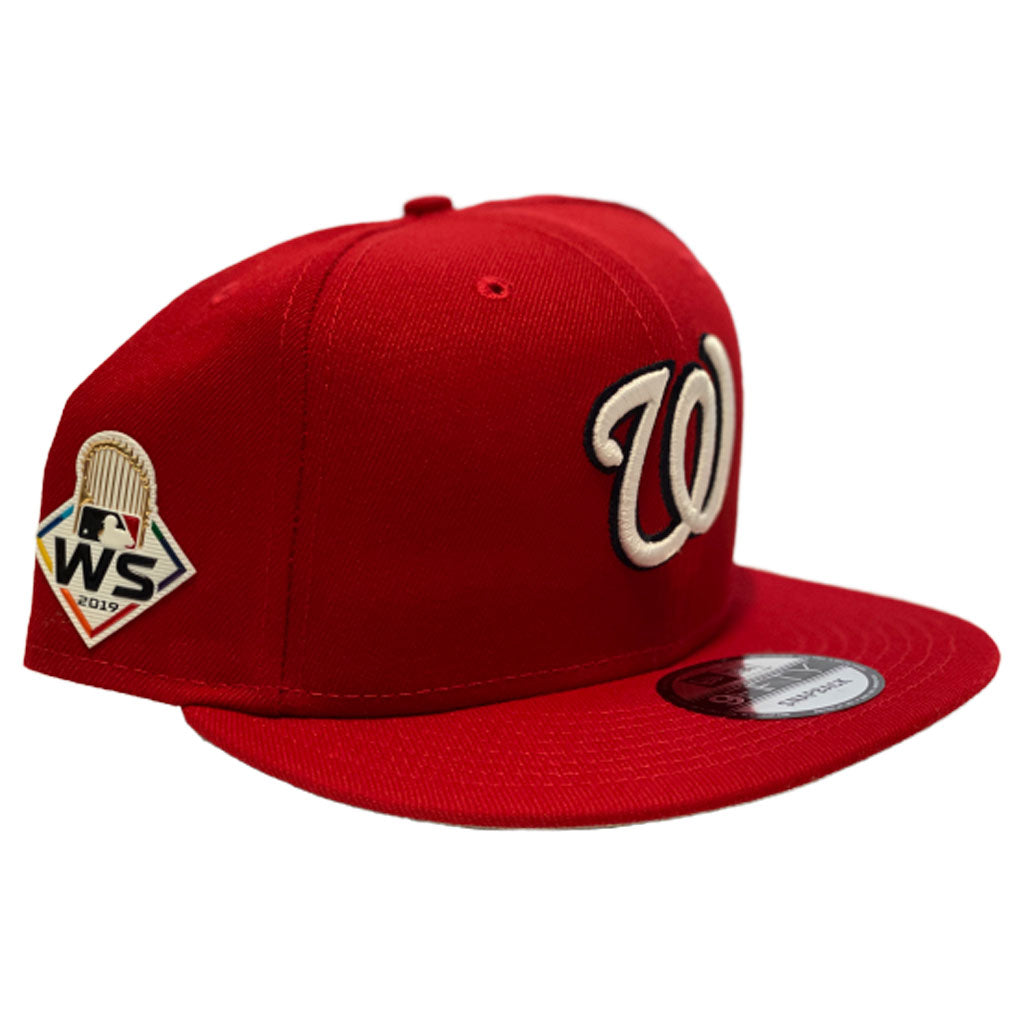 Men's New Era Black Washington Nationals 2019 World Series Champions Parade  9FIFTY Adjustable Snapback Hat