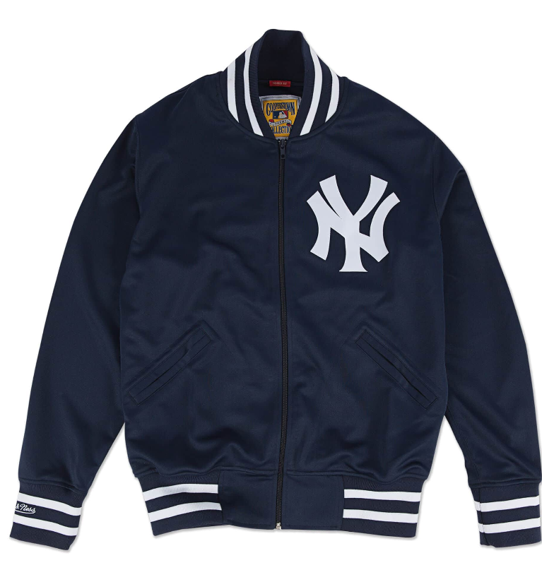 Mitchell & Ness Authentic 1988 Yankees Athletic Bomber Jacket in Blue for  Men