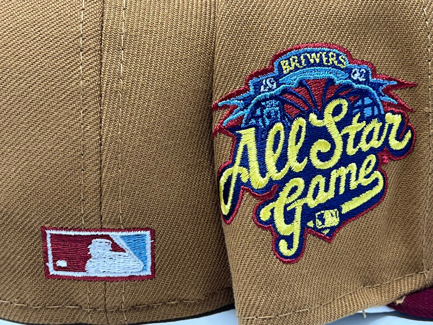 MILWAUKEE BREWERS 2002 ALL STAR GAME ICY BRIM NEW ERA FITTED HAT