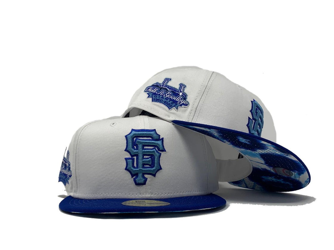 White San Francisco Giants Candlestick Park Custom New Era Fitted