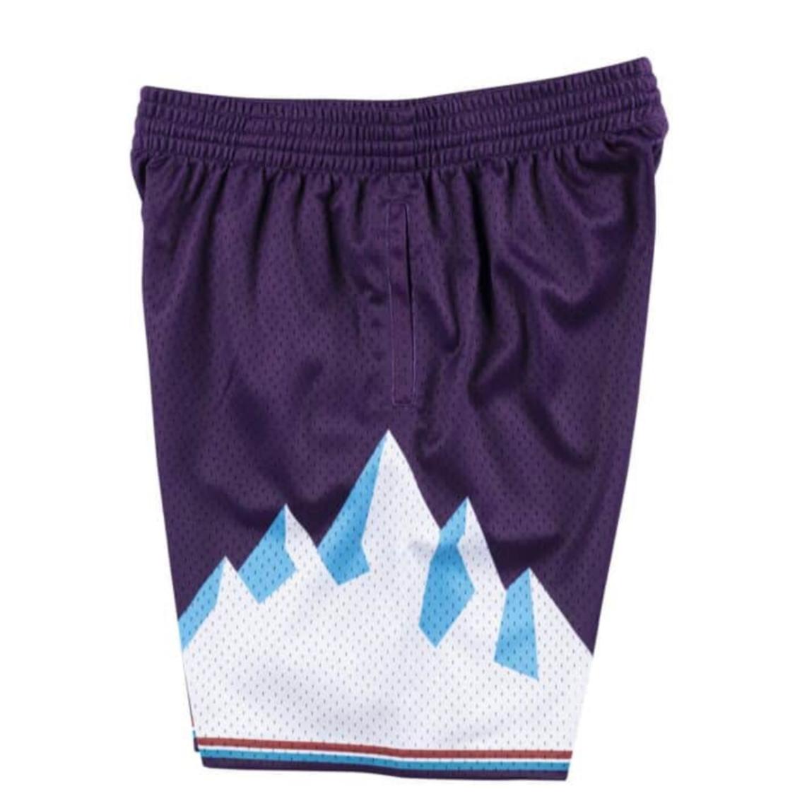 Mitchell and Ness Utah Jazz Purple NBA Swingman purple Shorts