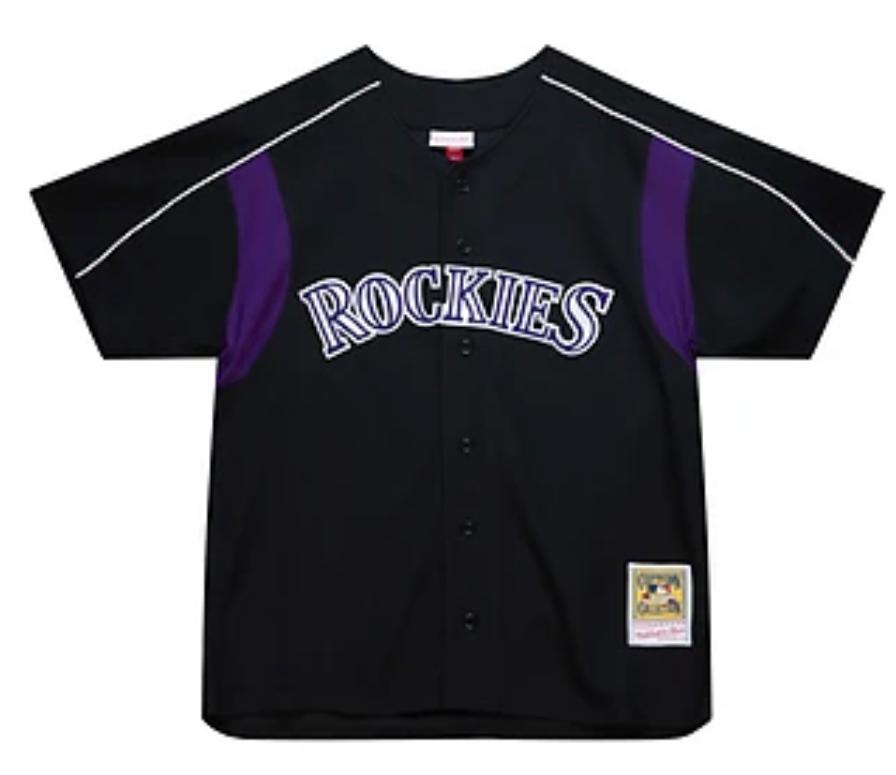 Authentic Larry Walker Colorado Rockies 2003 BP Jersey