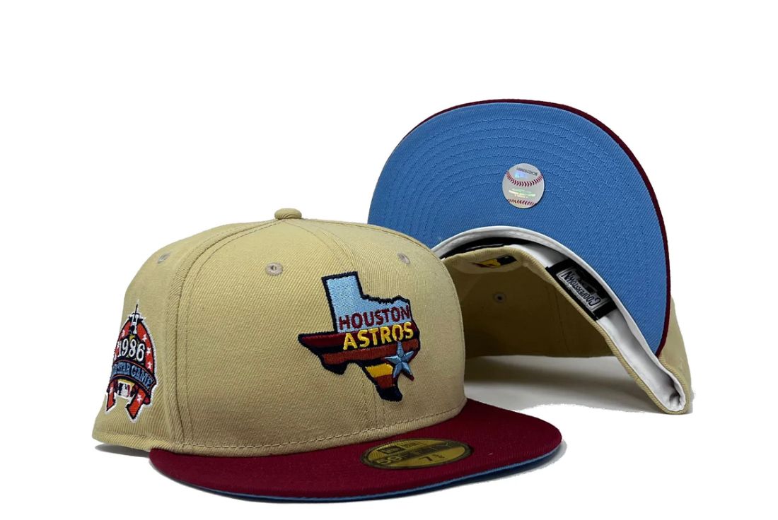 HOUSTON ASTROS 1986 ALL STAR GAME ICY BRIM NEW ERA FITTED HAT