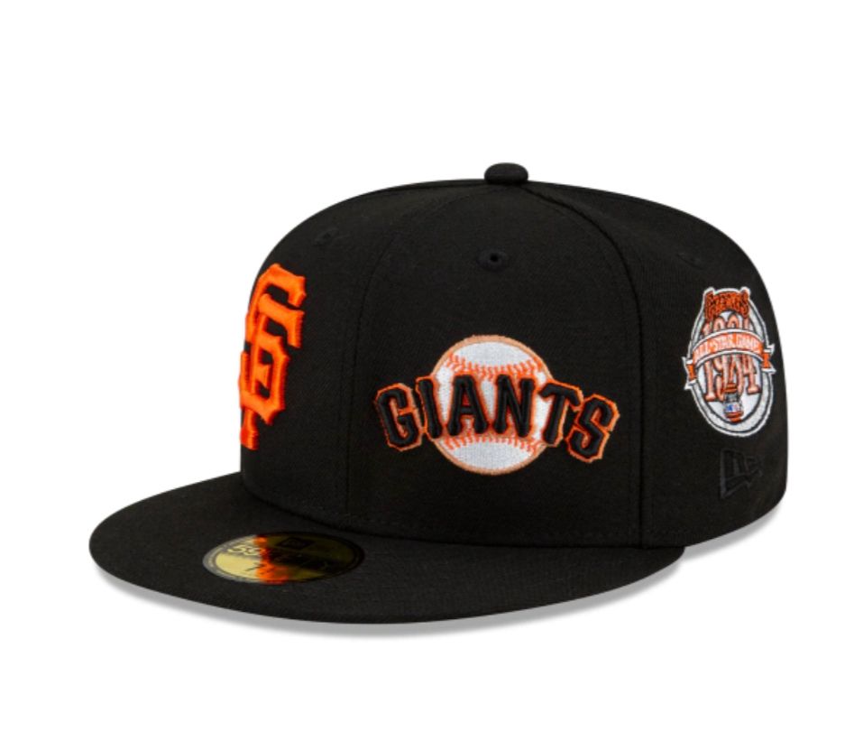 Black San Francisco Giants Patch Pride 59FIFTY New Era Fitted Hat