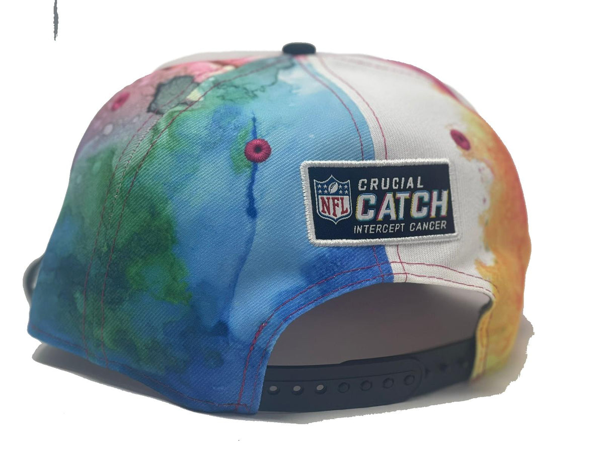 NEW YORK GIANTS CRUCIAL CATCH INTERCEPT CANCER NEW ERA SNAPBACK