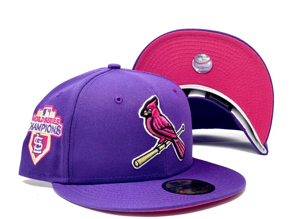 New Era 59FIFTY MLB St. Louis Cardinals 2011 World Series Fitted w/ Pink Bottom