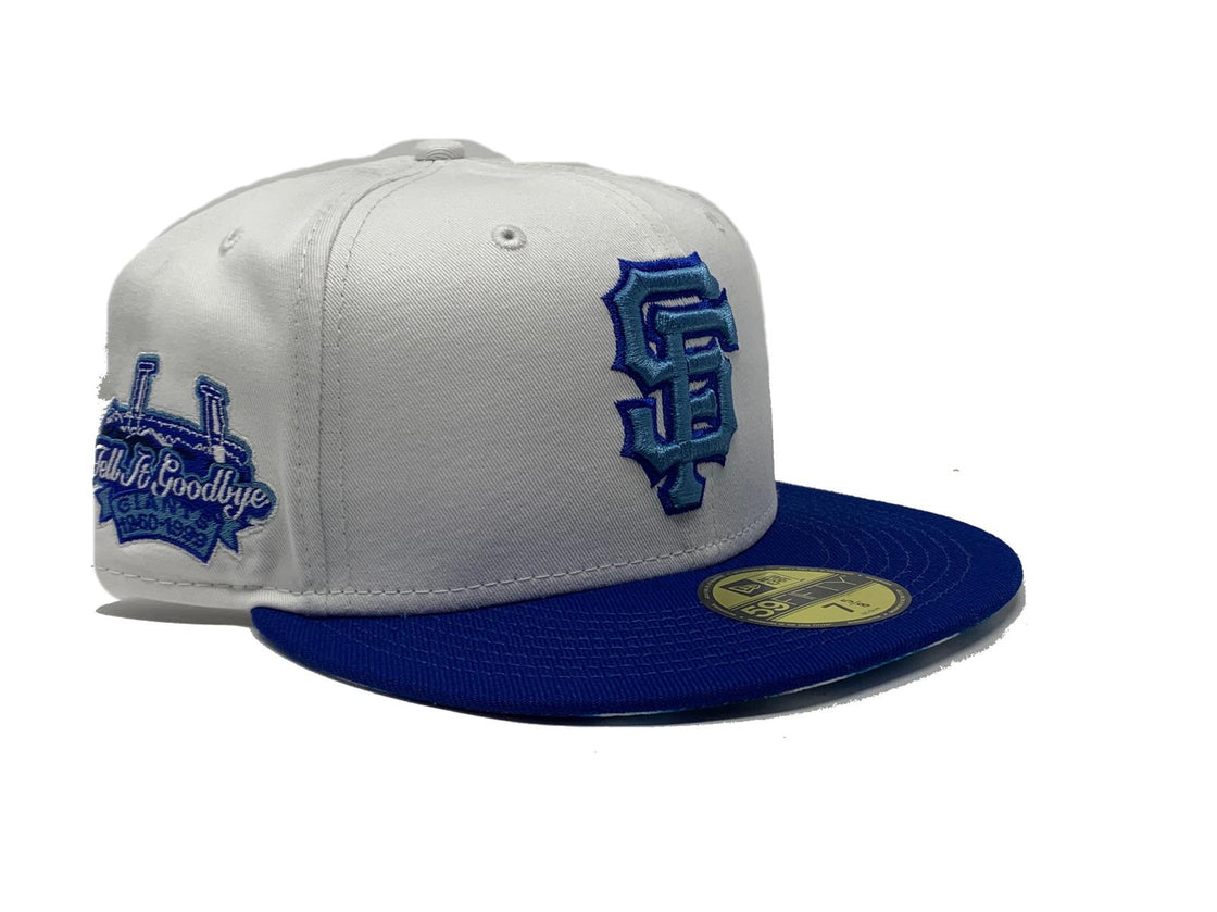 White San Francisco Giants Candelstick Park Custom New Era Fitted