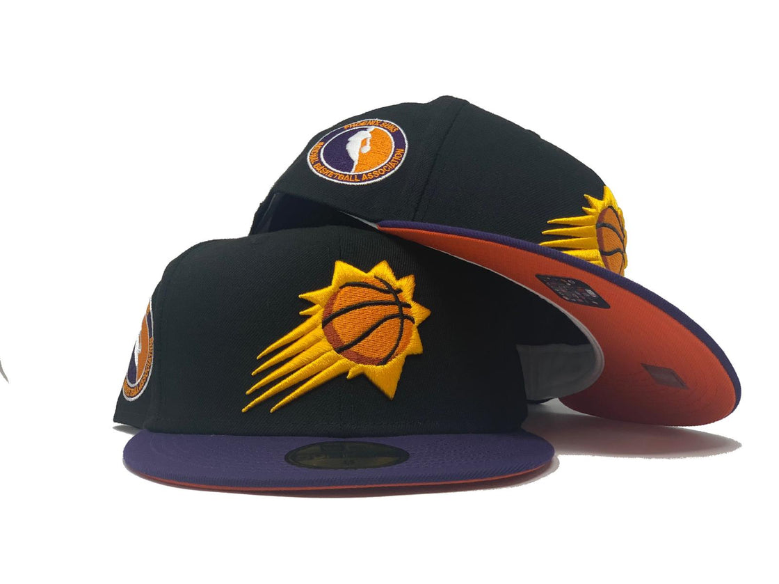 Black Phoenix Suns Custom NBA New Era 59fifty Fitted Hat