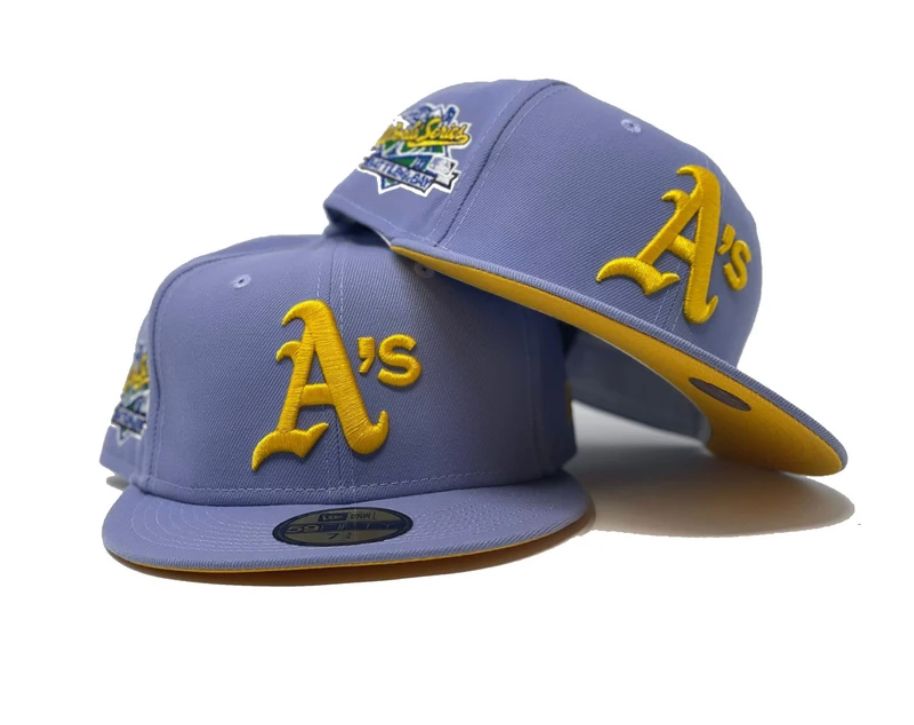 Oakland Athletics 1989 Battle of The Bay Custom New Era Fitted Hat