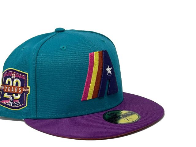 HOUSTON ASTROS 45TH ANNIVERSARY DEEP PURPLE ORANGE BRIM NEW ERA FITTED –  Sports World 165