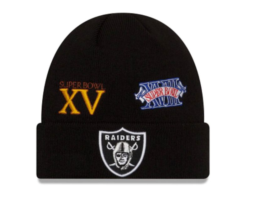 Las Vegas Raiders Championship Cuff Knit - Sports World 165