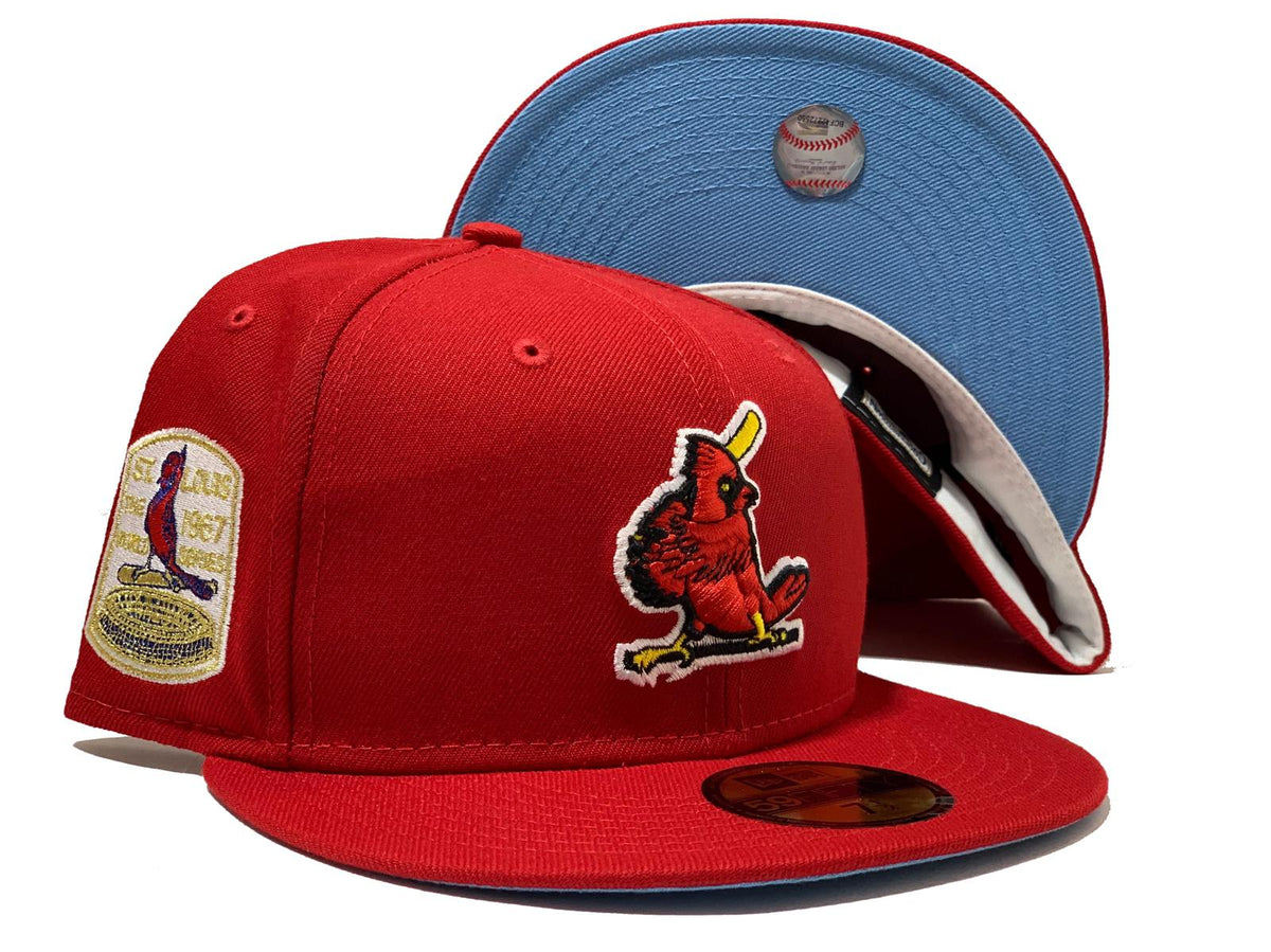 Grey St. Louis Cardinals Icy Blue Bottom 1967 World Series Side Patch New  Era 9Fifty Snapback