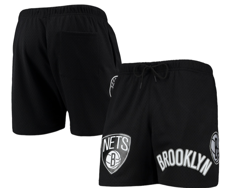 BROOKLYN NETS NBA PRO STANDARD MESH SHORTS