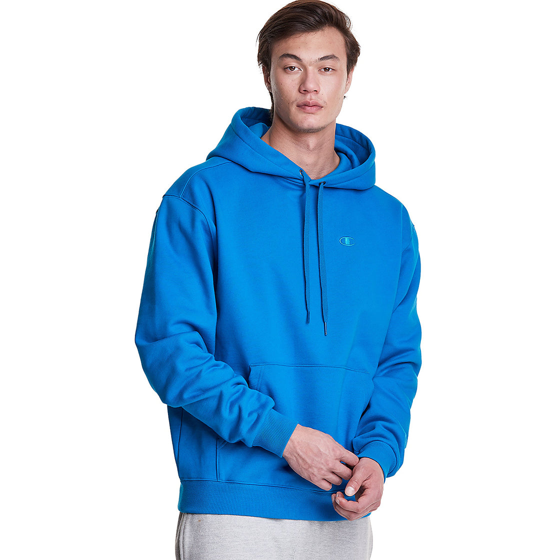 The Champion Men's Red Super Fleece Cone Hoodie