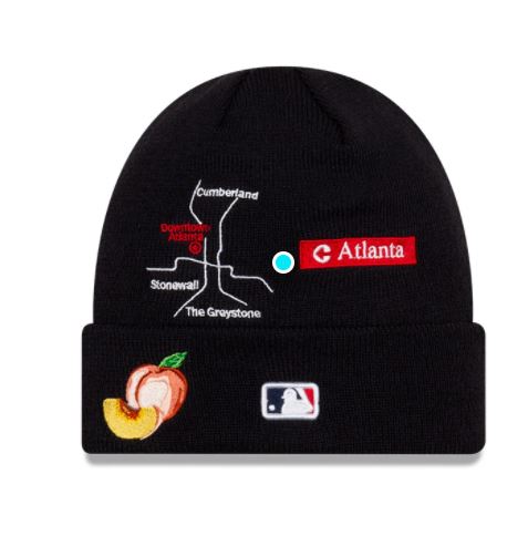 Atlanta Braves City Transit Beanie Knit Hat - Sports World 165