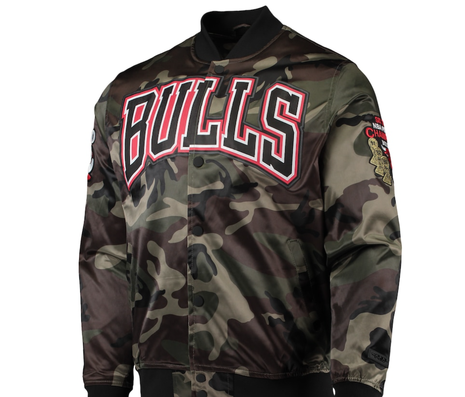 Chicago Bulls Pro Standard Satin Full-Snap Jacket - Camo – Sports ...