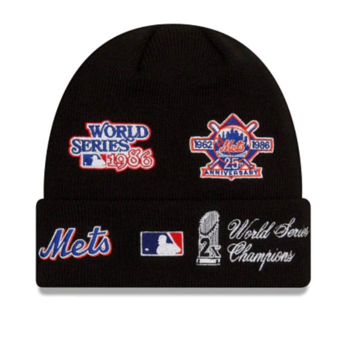 New York Mets Championship Cuff Knit - Sports World 165