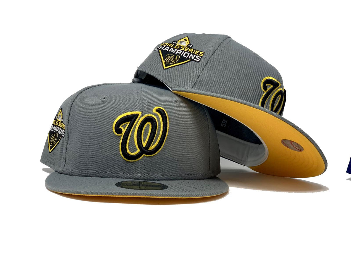 WASHINGTON NATIONALS 2019 WORLD SERIES STORM GRAY YELLOW BRIM NEW ERA –  Sports World 165