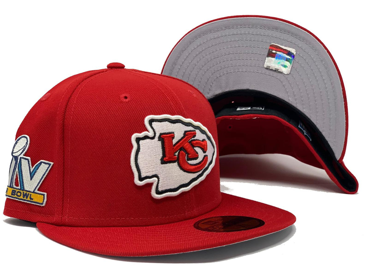 Kansas City Chiefs New Era Super Bowl LVII Champions Aztec Side Patch  59FIFTY Fitted Hat - Red