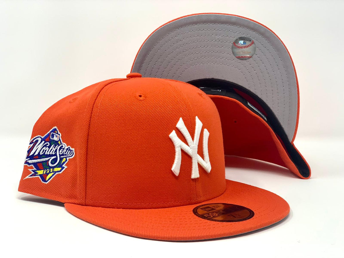 New Era 59FIFTY New York Yankees 1998 World Series Patch Orange UV Hat - Green, White Green / 7